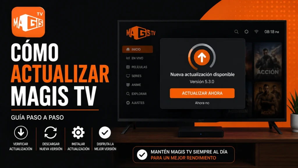 Cómo Actualizar Magis TV a la Última Versión