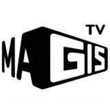 Magis TV Oficial logo blank & white