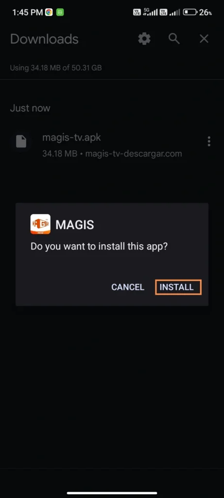 install